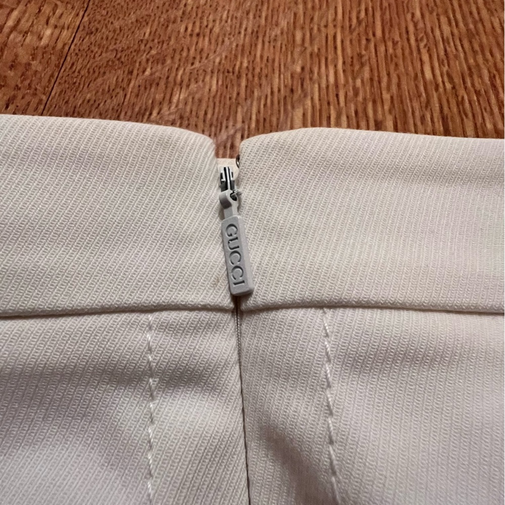 Gucci tan straight mini skirt - Picture 3 of 4